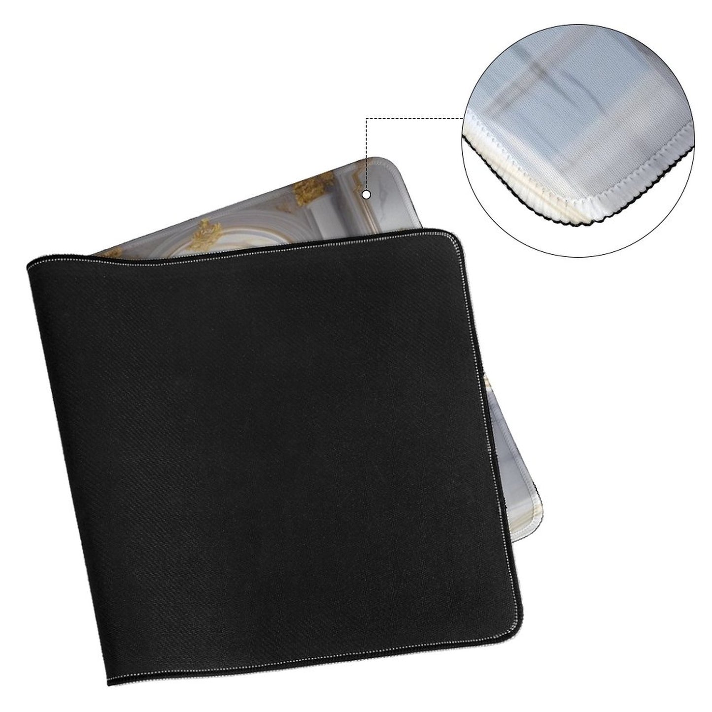 Large Desk Pad Protector with Stitched Edges-12x24 in/ 30x60cm