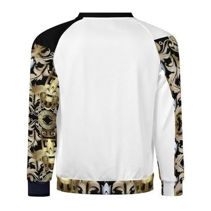 280gsm Men's Crewneck Sweatshirt Raglan A27H (All-Over Printing)