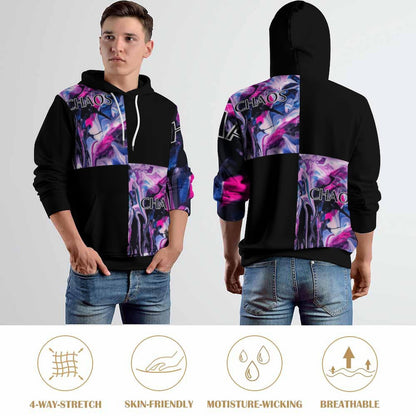 CHAOS Hoodie with Double-layer Cap-SMALL-6XL