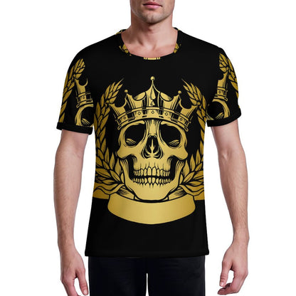 180gsm Men's Ice Silk U-neck Football Jersey(All-Over Printing)