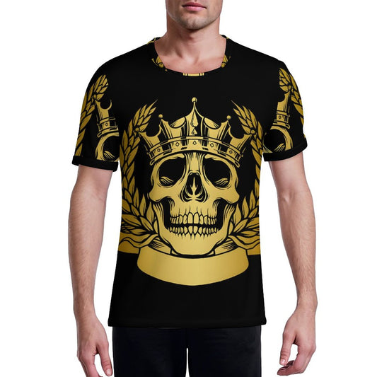 180gsm Men's Ice Silk U-neck Football Jersey(All-Over Printing)