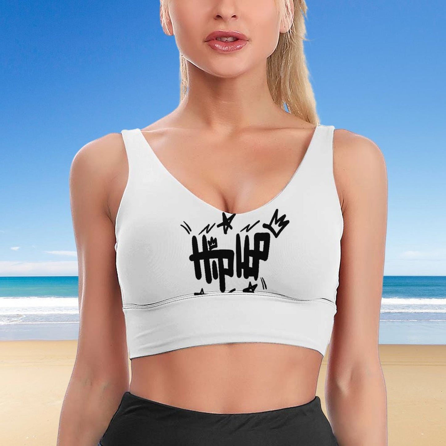 Sports Yoga Bra YJ032 (All-Over Printing)