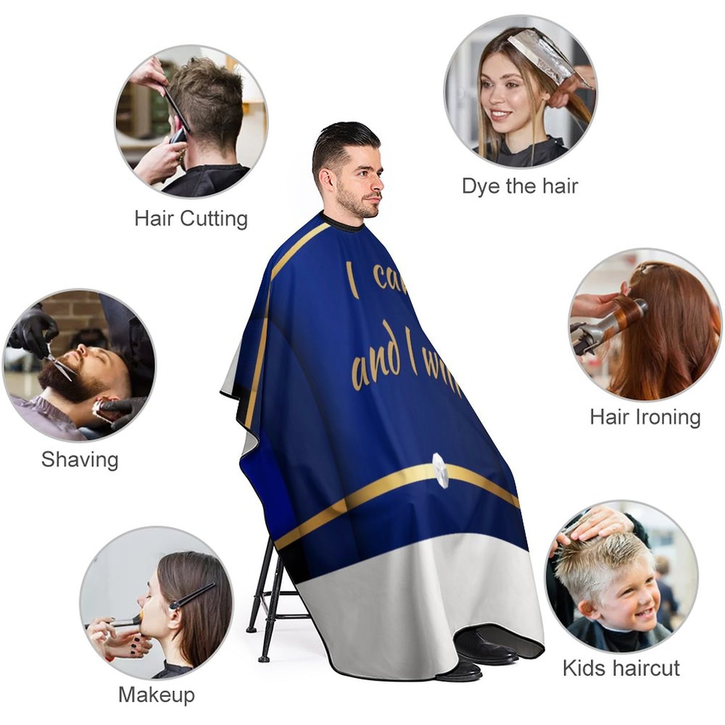 Adult Custom Barber Cape
