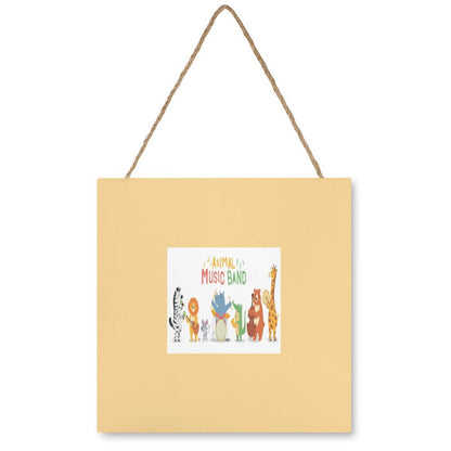 Square Wood Wall Decor Hanging Sign-12"x12"/30x30cm