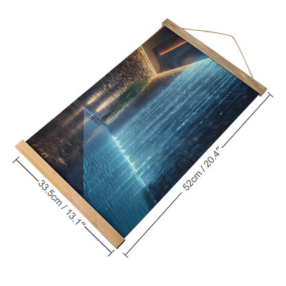 WALL WATERFALL Framed Canvas Painting Wall Decor