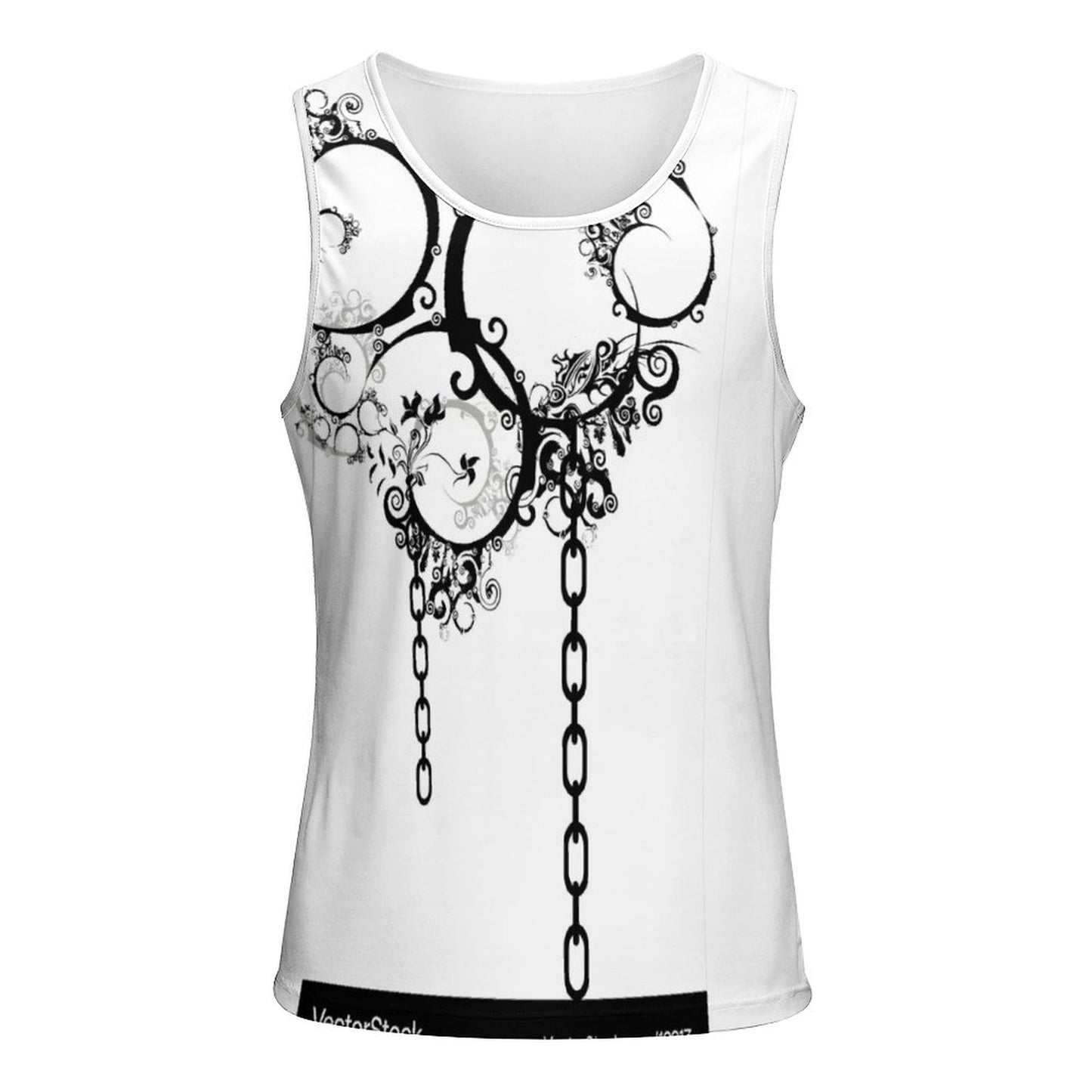 Men's Printed Vest BK (All-Over Printing)