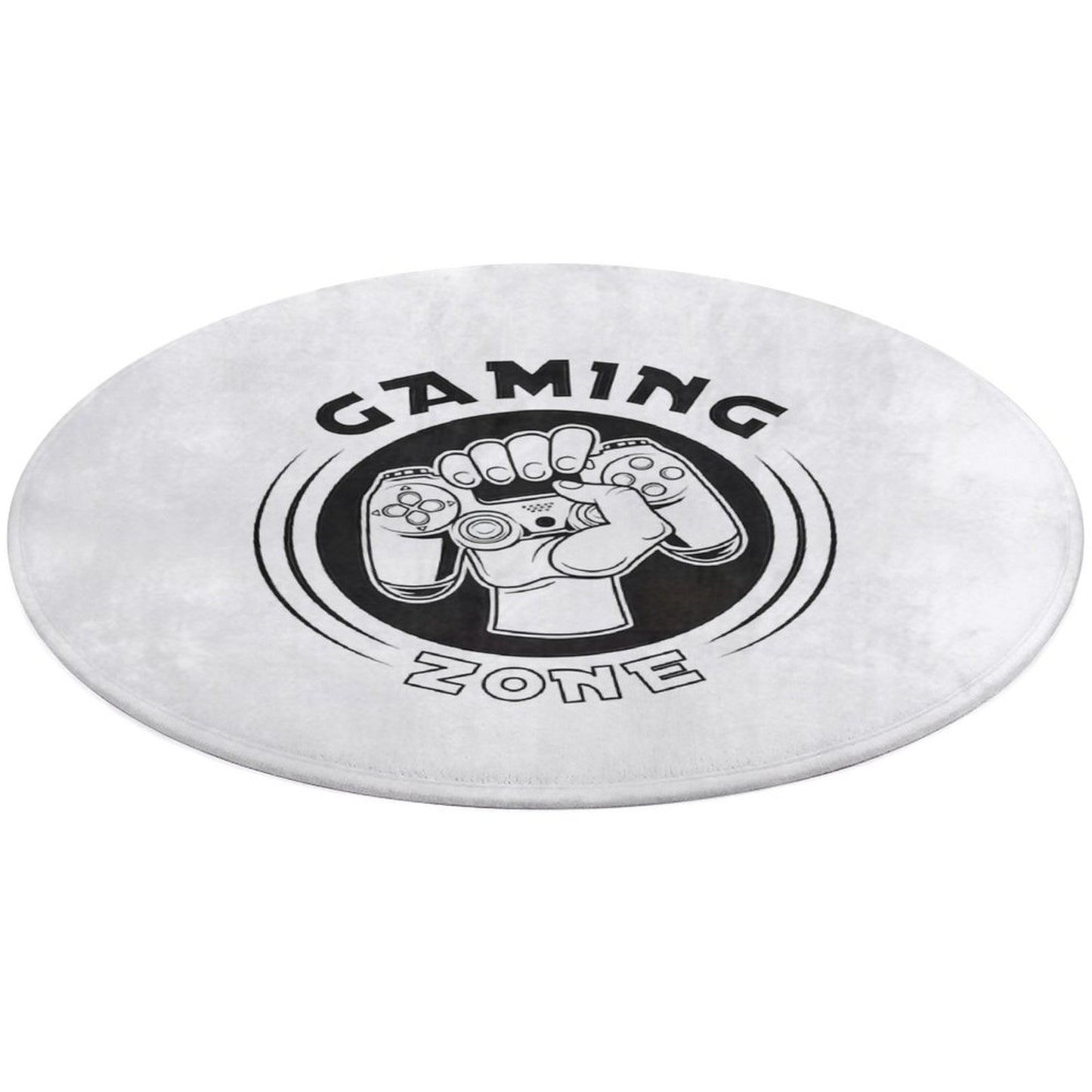 Round Coral Velvet Warm Floor Mat