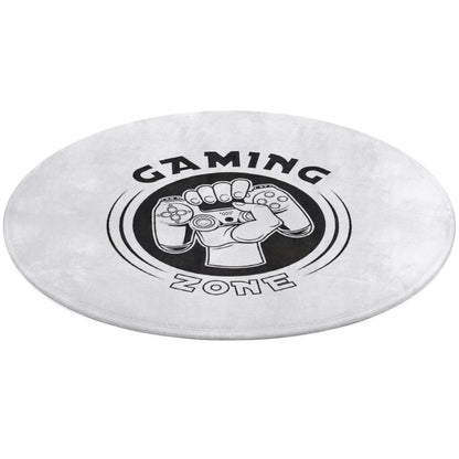 Round Coral Velvet Warm Floor Mat