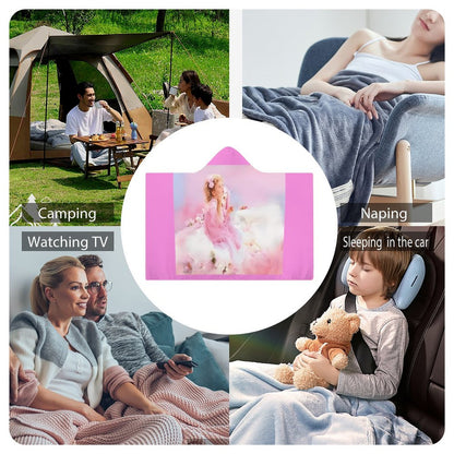 Wrap Hooded Blanket-60"x80"/ 150x200cm