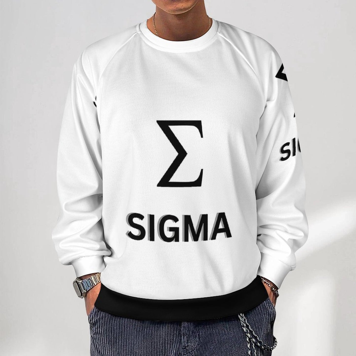 280gsm Men's Crewneck Sweatshirt Raglan A27H (All-Over Printing)
