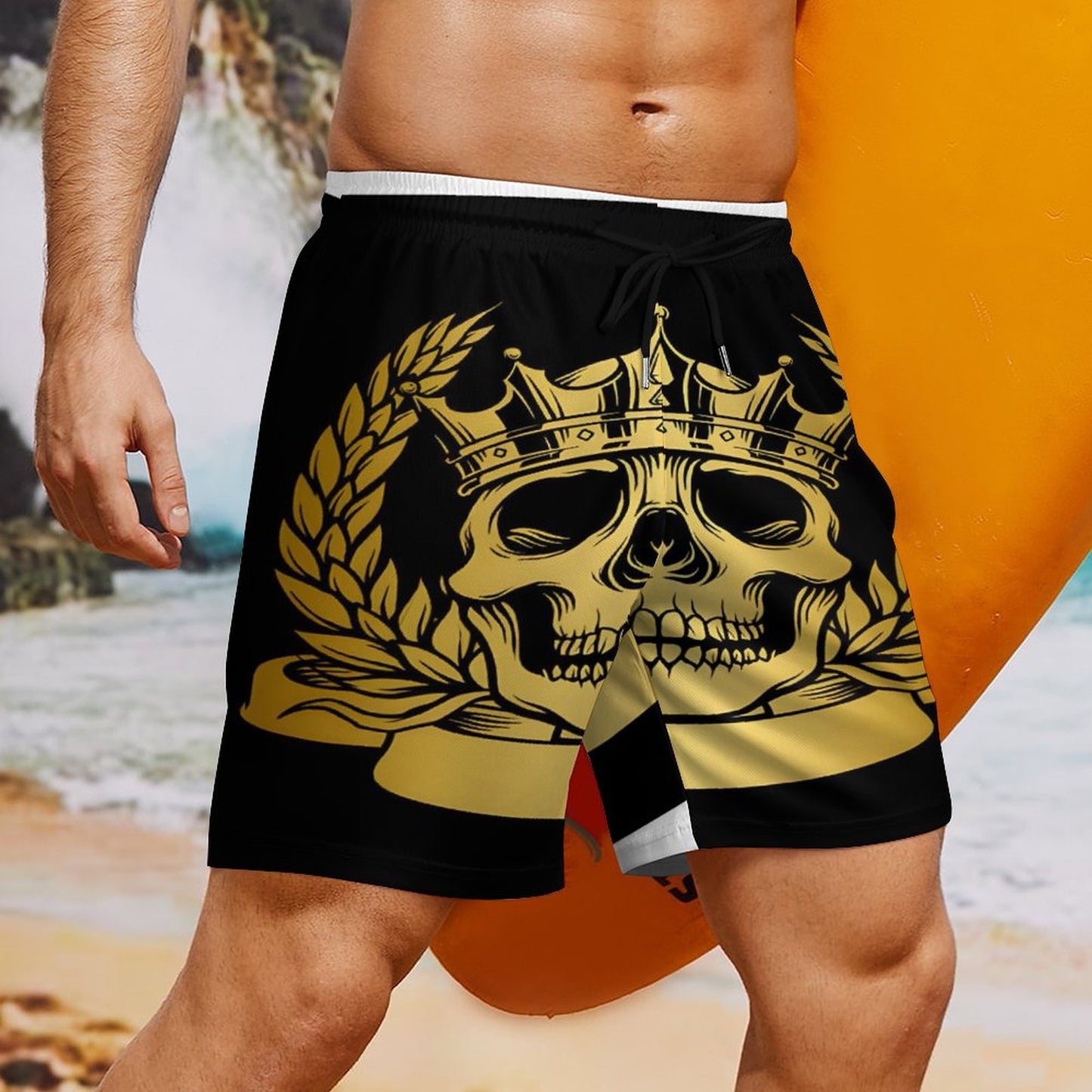 Men's Beach Shorts with 4 Pockets