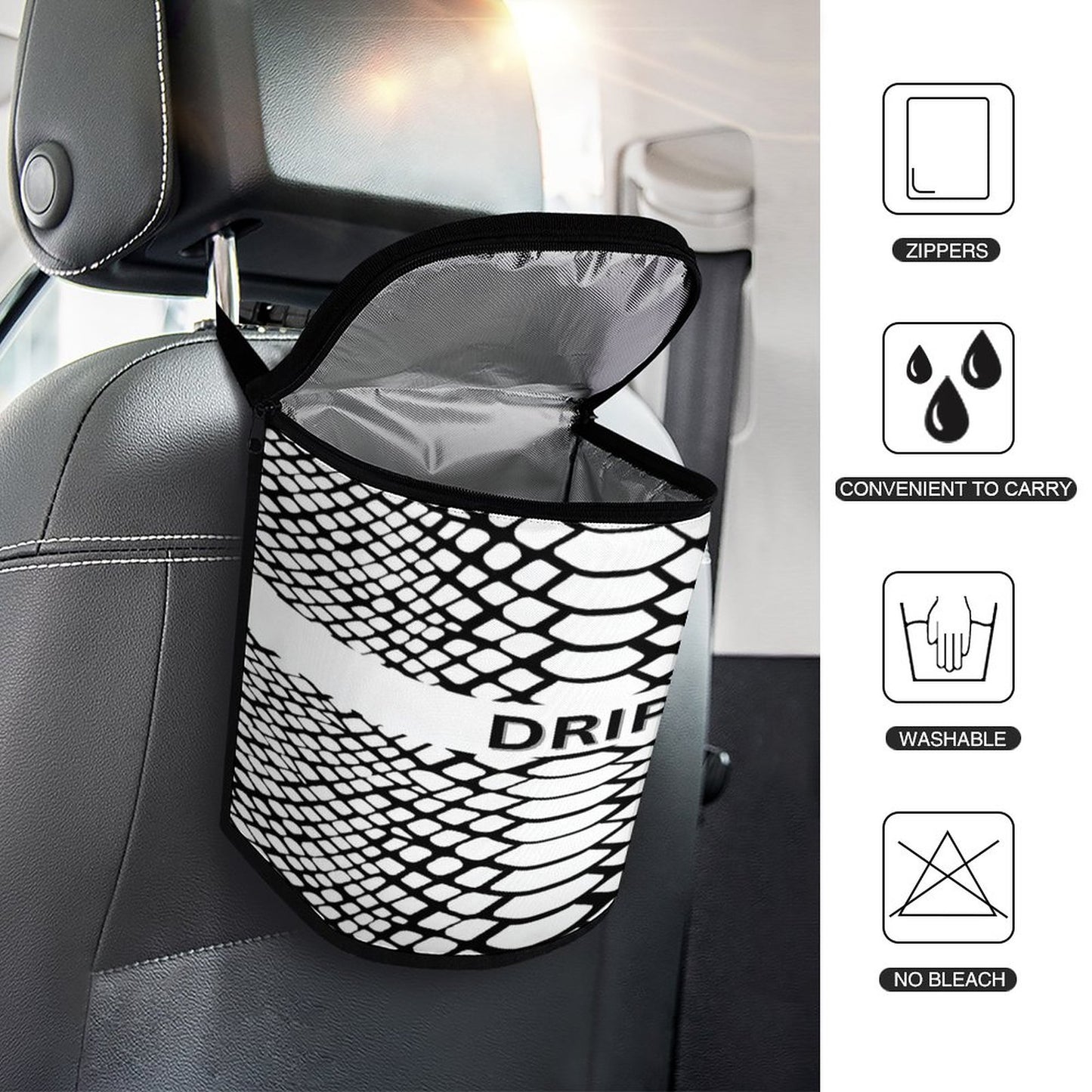 Collapsible Car Trash Bin
