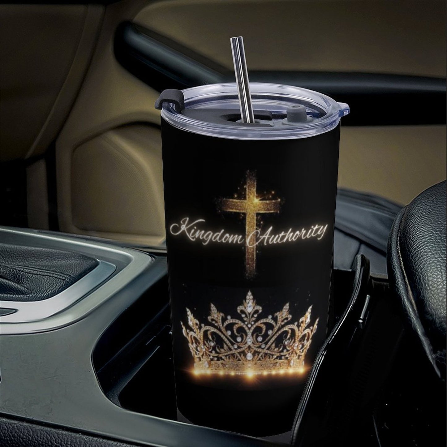 Car Travel Mug Set with Cleaning Kit (590ml/20oz)