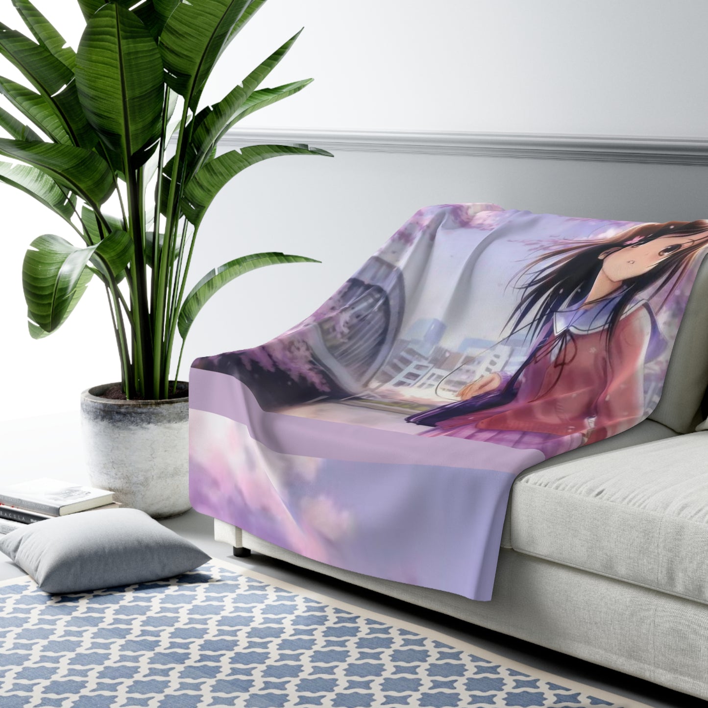 SCHOOL GIRL Sherpa Fleece Blanket