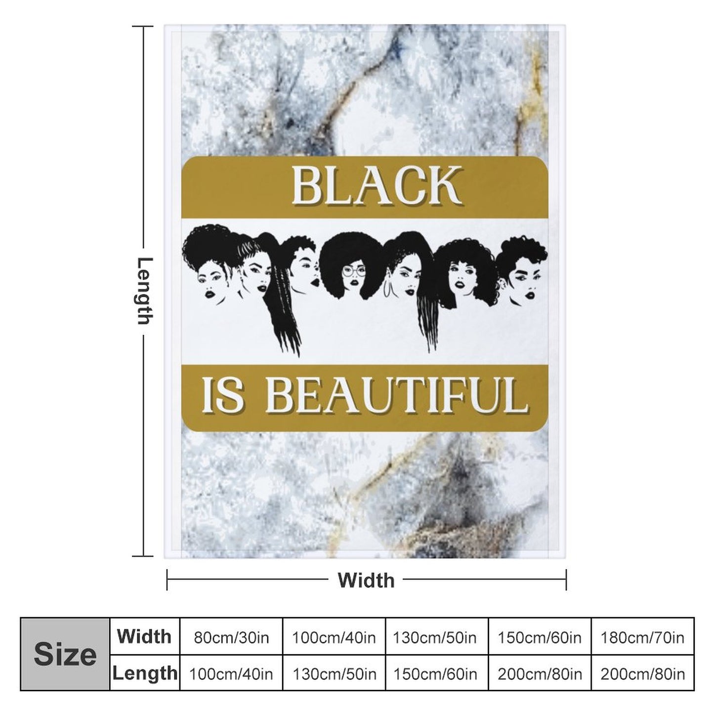 280gsm Flannel Blanket-60"x80" (Dual-sided Printing)