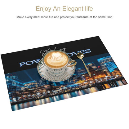 MAKING POWER MOVES PVC Placemats