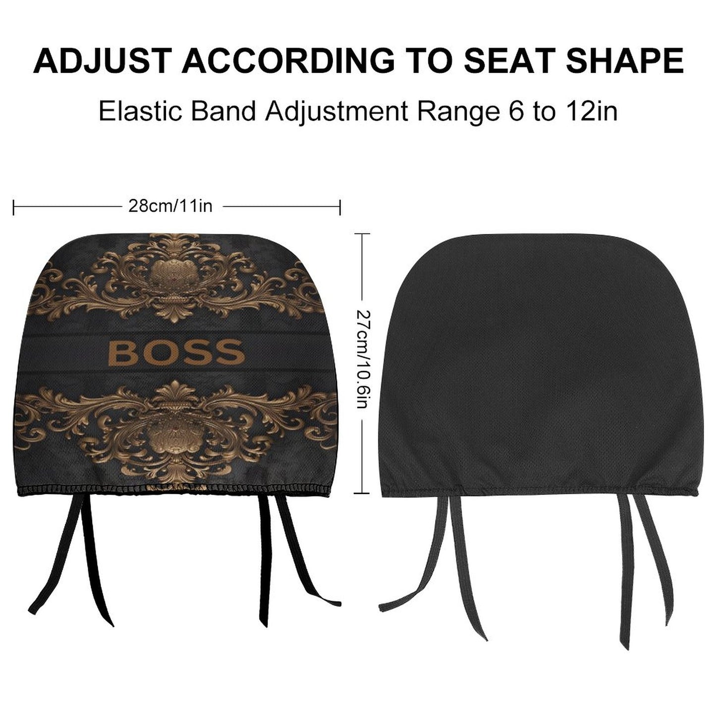 Custom Car Headrest Covers