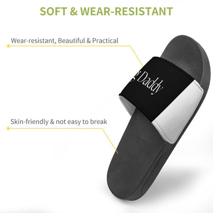 Unisex PVC Slippers-BIG DADDY (WHITE SOLES/BLACK SOLES)