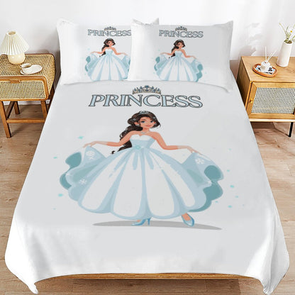 3-Piece Bedding Set-86"×70"/ 218×177cm (Dual-sidede Printing)