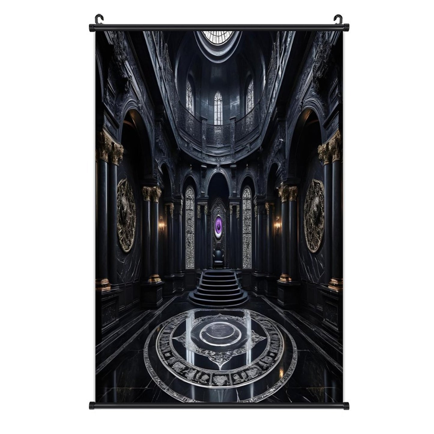 Canvas Hanging Poster with Scrolls-16"x24"/ 40x60cm