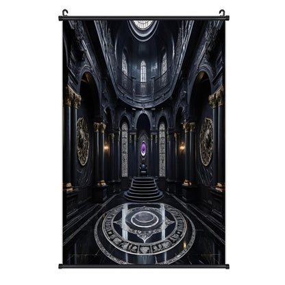 Canvas Hanging Poster with Scrolls-16"x24"/ 40x60cm