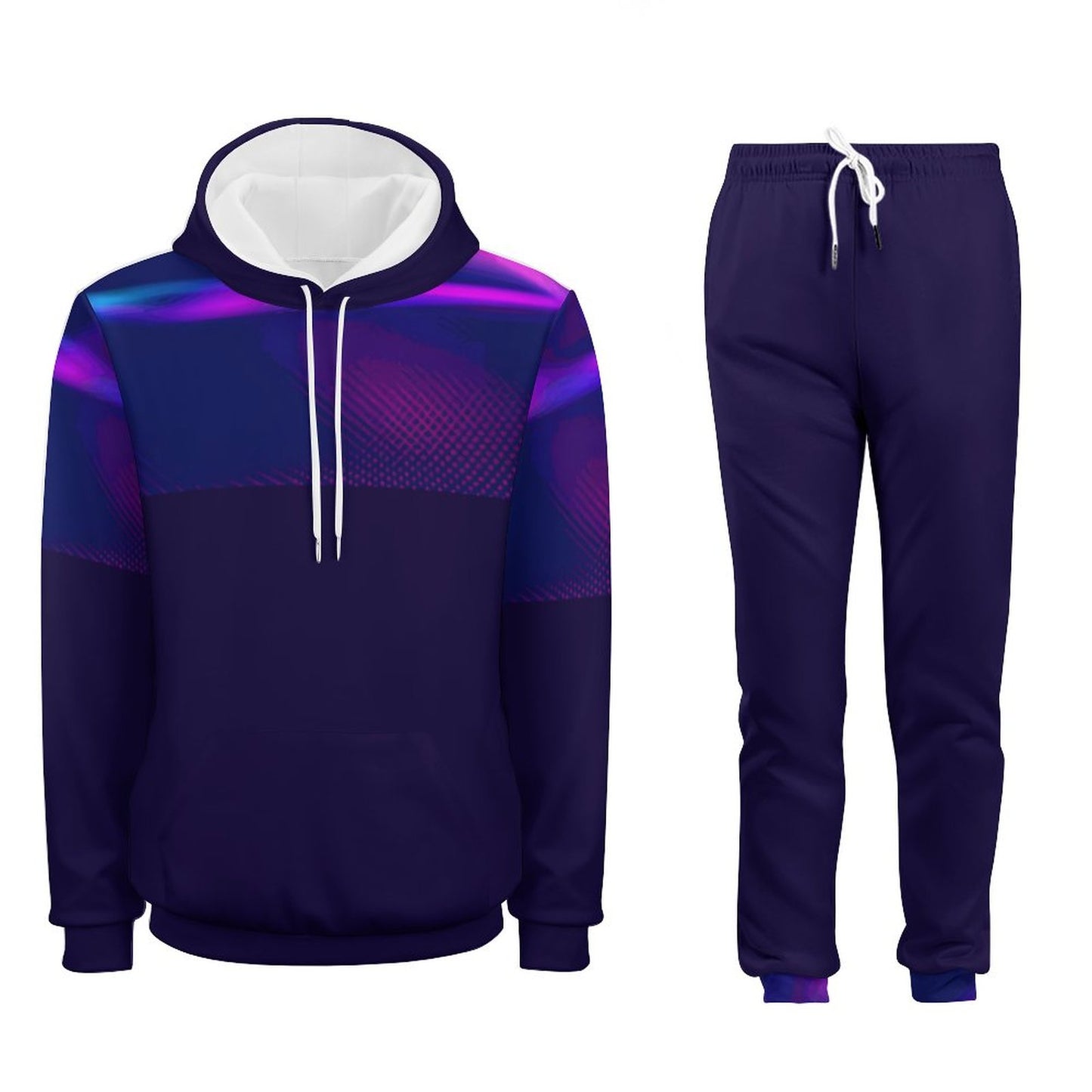 MULTICOLOR  Hoodie & Joggers Set -SMALL-5XL