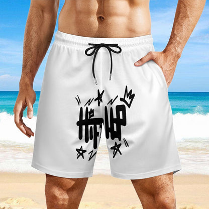 Men's Beach Shorts with 4 Pockets