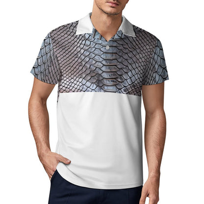 Short Sleeve Men's POLO T-shirt (All-Over Printing)