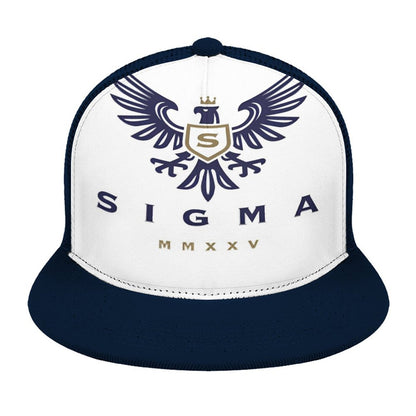 Flat Brim Trucker Hat with Fashion Frontier
