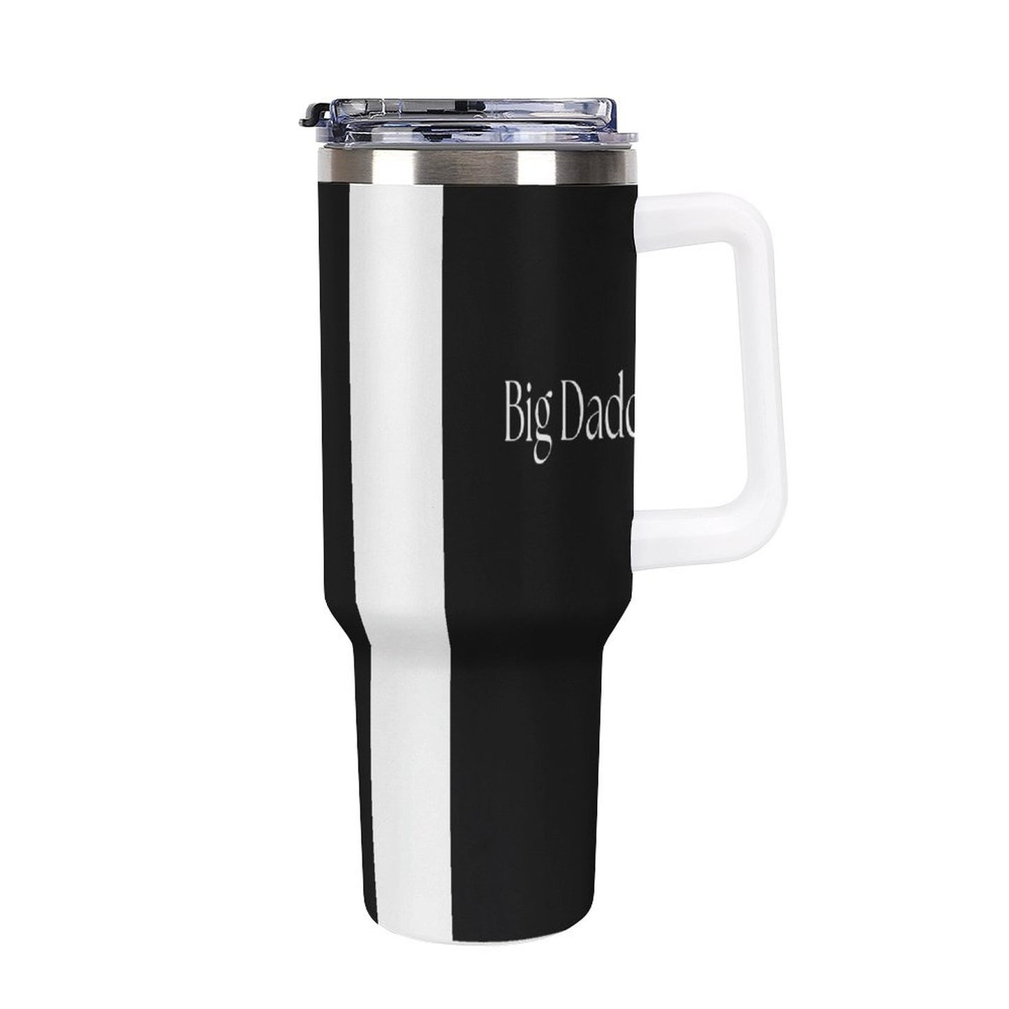 40oz Insulated Tumbler with Handle and Straw