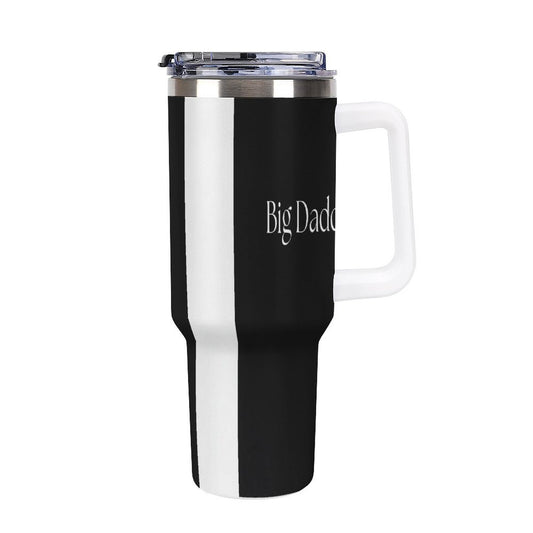 40oz Insulated Tumbler with Handle and Straw