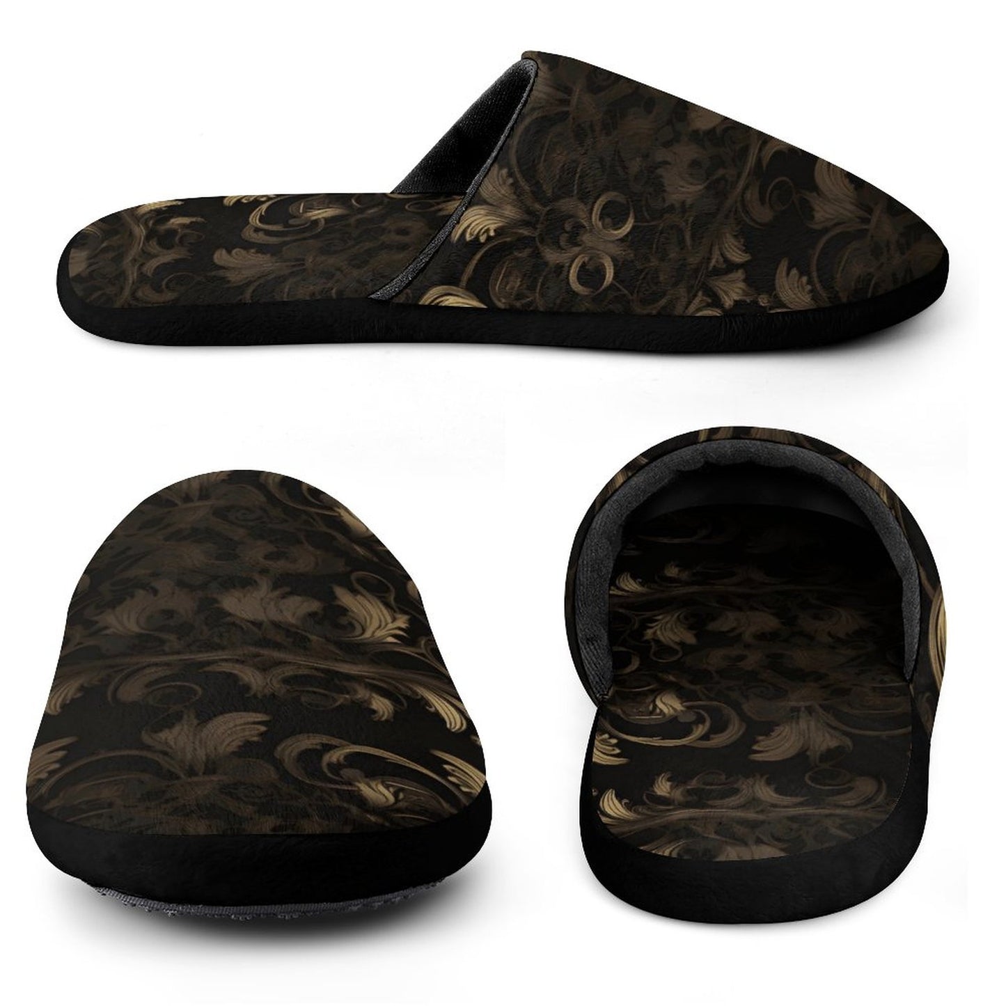 Flannel Men's Cotton Slippers