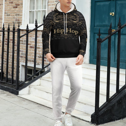 250gsm Imitation Cotton Hoodie & Joggers Set 4T03 (All-Over Printing)