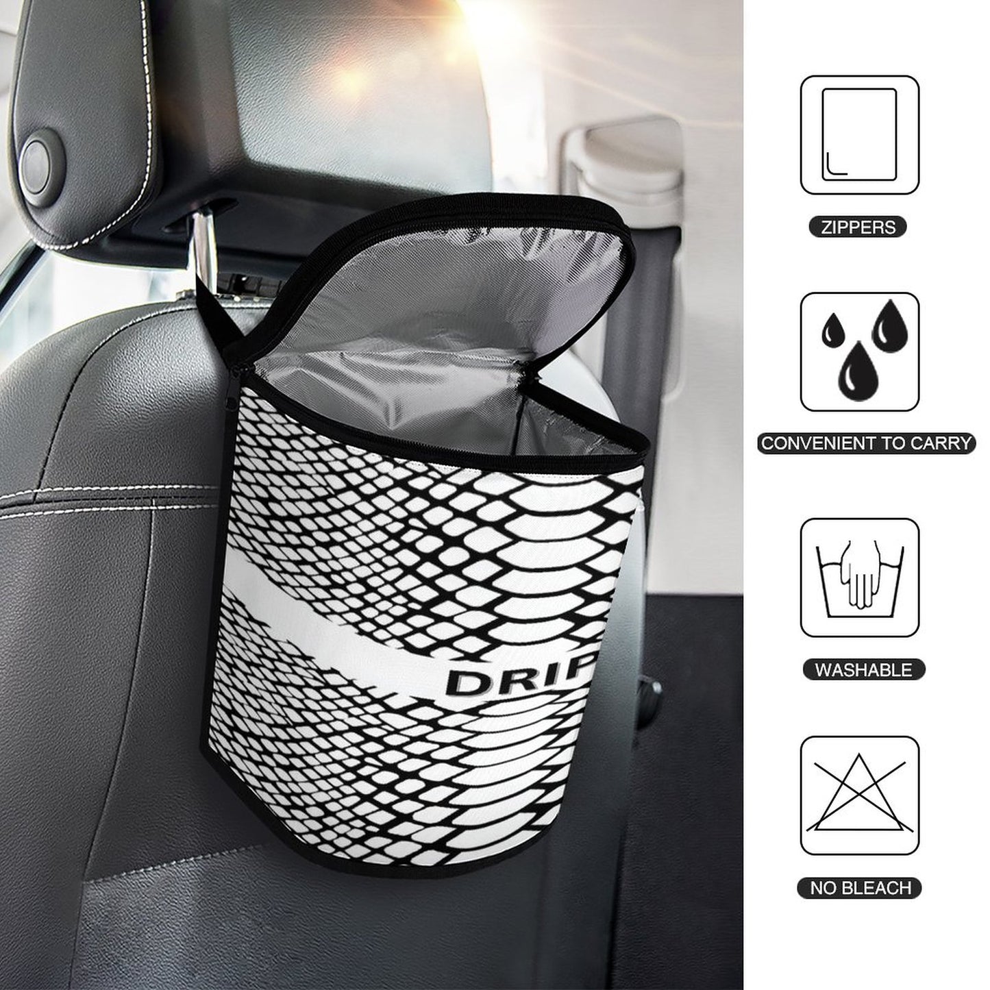 Collapsible Car Trash Bin