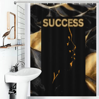 Flower Shower Curtain-66x72Inch (168x183cm)