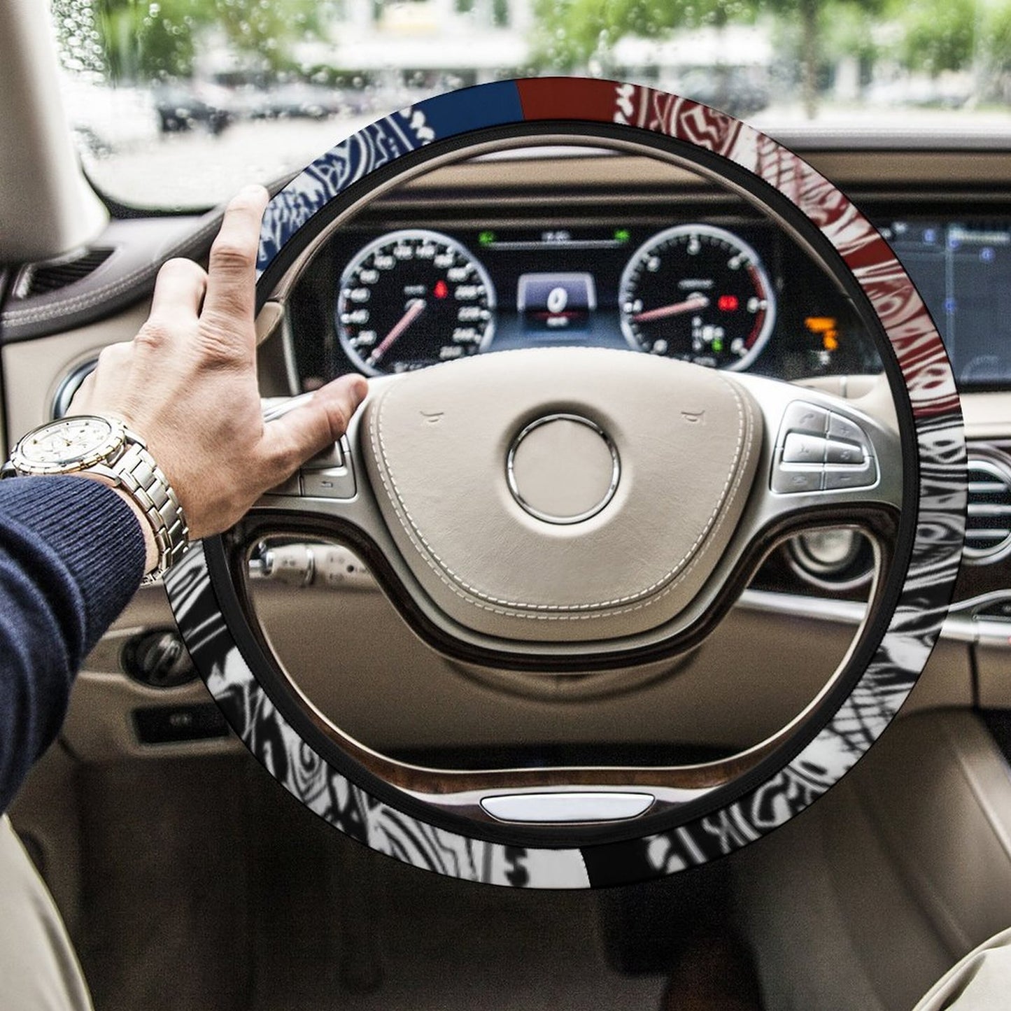 Car Steering Wheel Cover