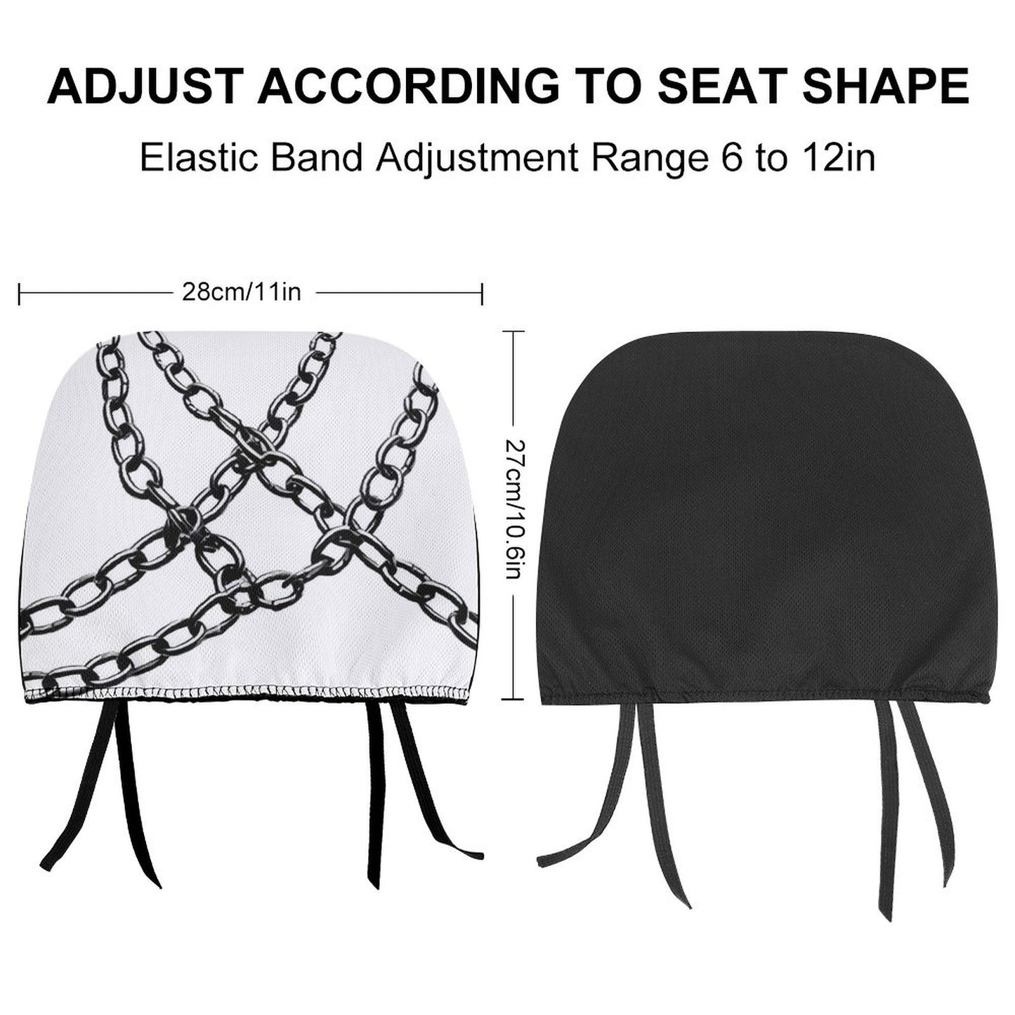 Custom Car Headrest Covers