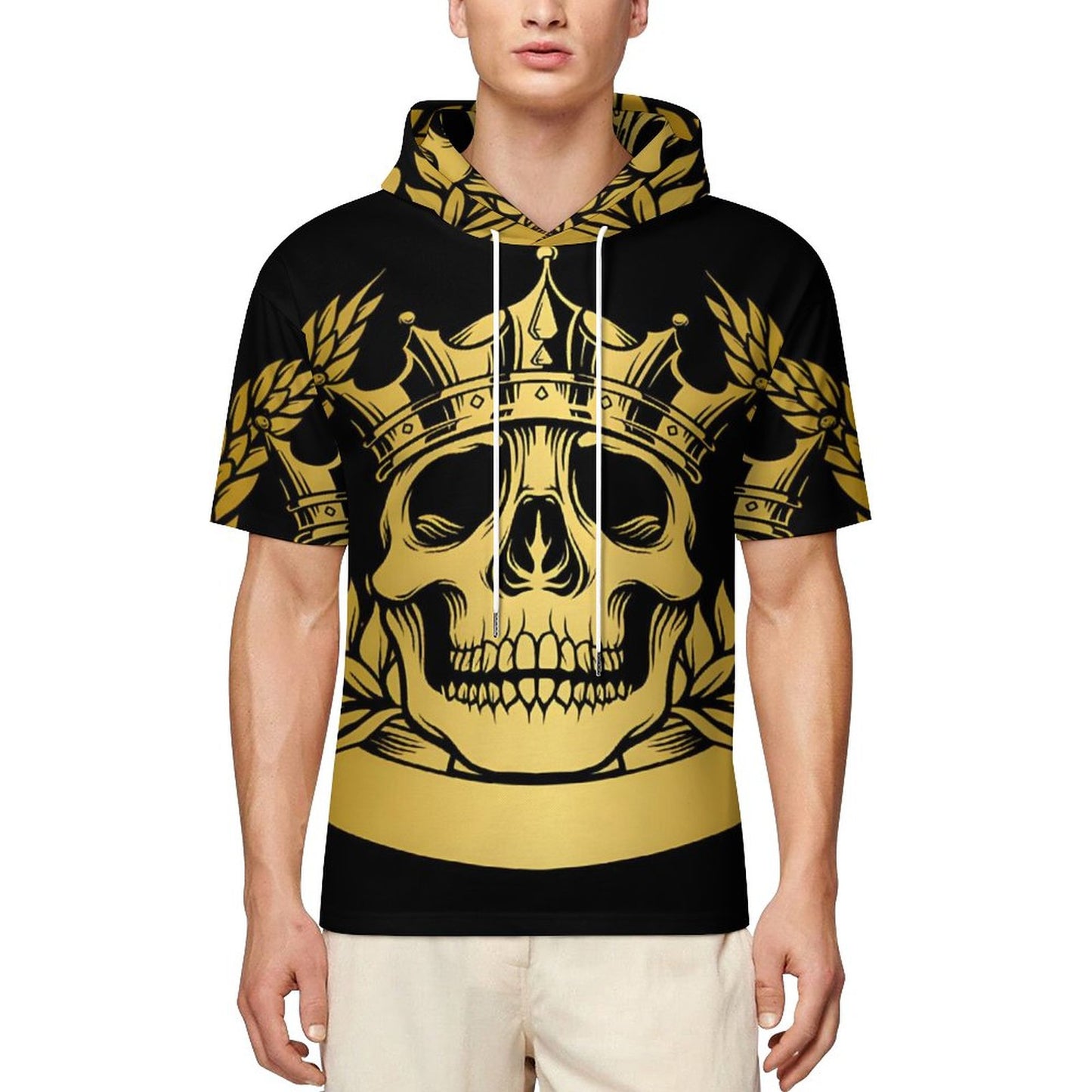 280gsm Men's Mid Sleeved Hoodie(All-Over Printing)