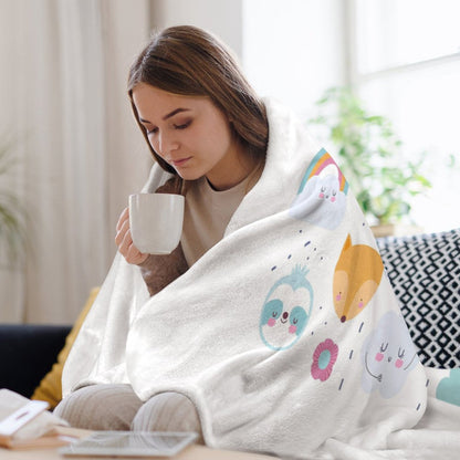 250gsm Flannel Throw Blanket-60"x80"