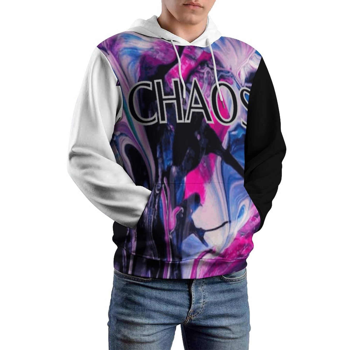 CHAOS Hoodie with Double-layer Cap-SMALL-6XL