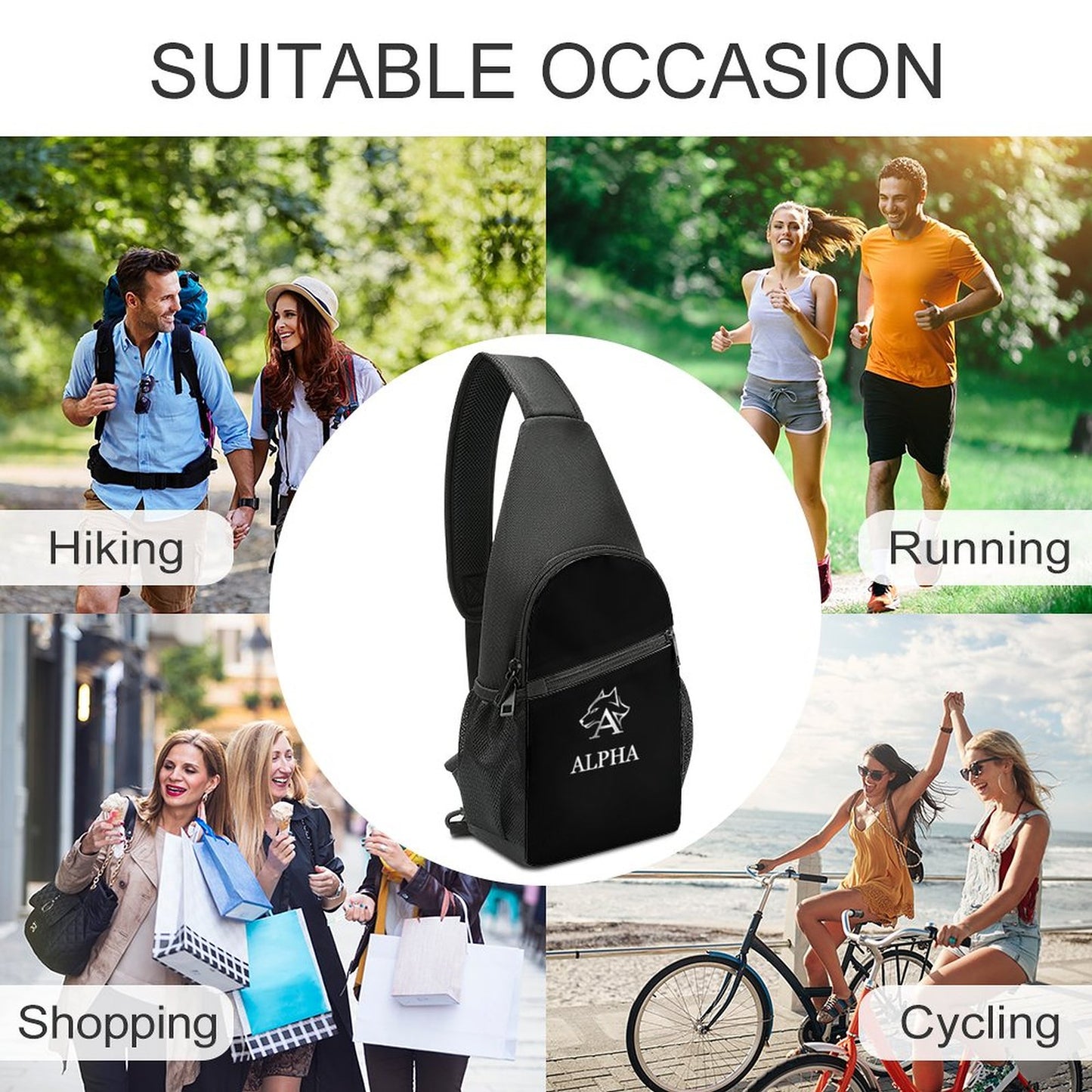 Personalized Sling Bags with Single Shoulder A002