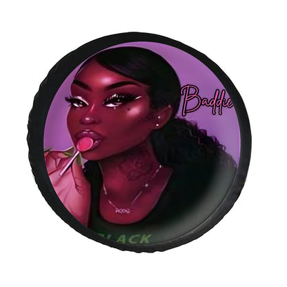 Leather Tire Cover(One-sided Printing)