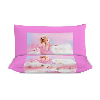 3-Piece Bedding Set-90"x90"/ 229x229cm (Dual-sided Printing)