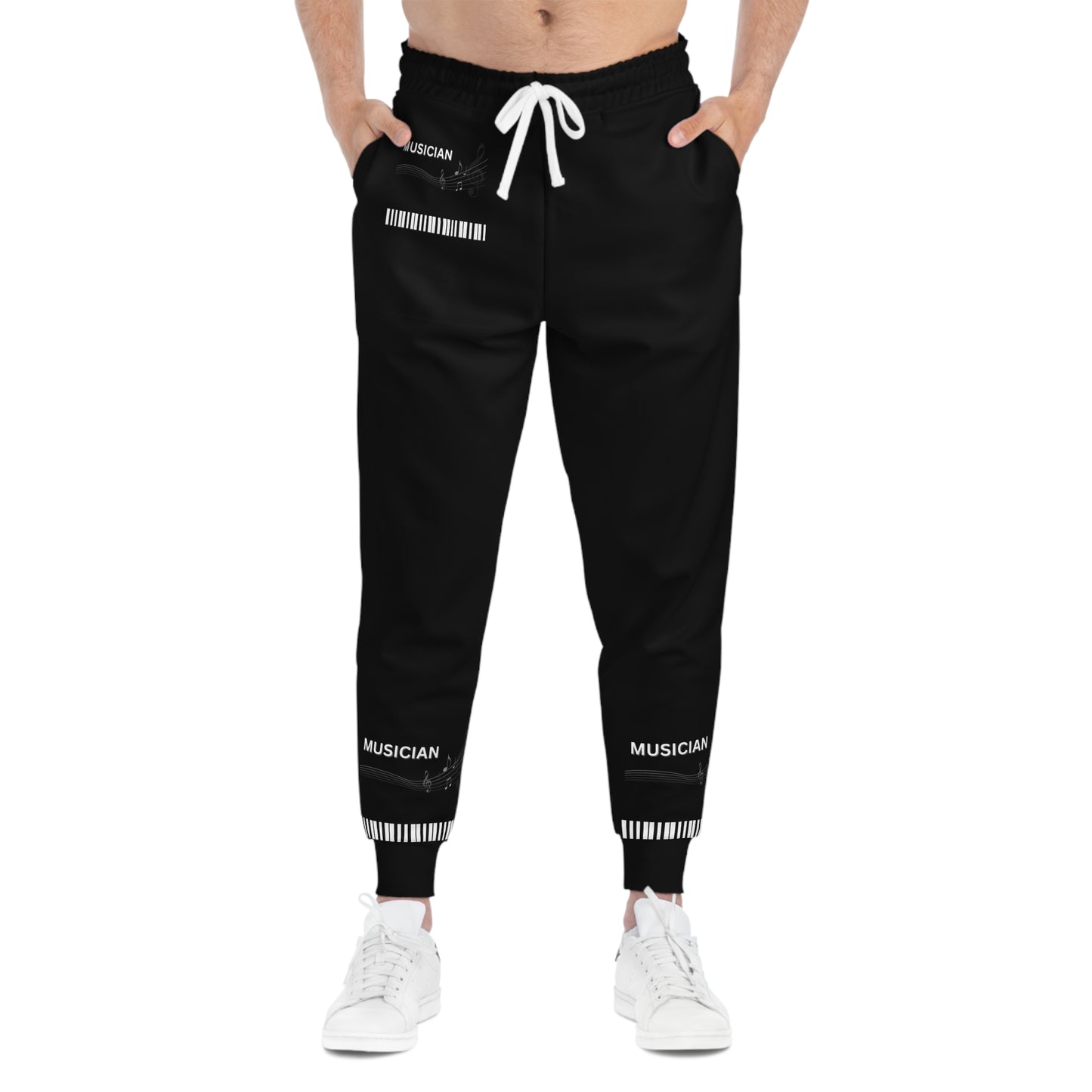MUSICIAN'S PIANO Unisex Athletic Joggers