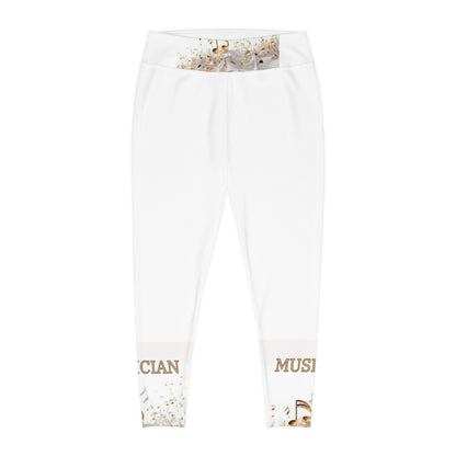 MUSICIAN In Gold Plus Size Leggings-2X-6XL