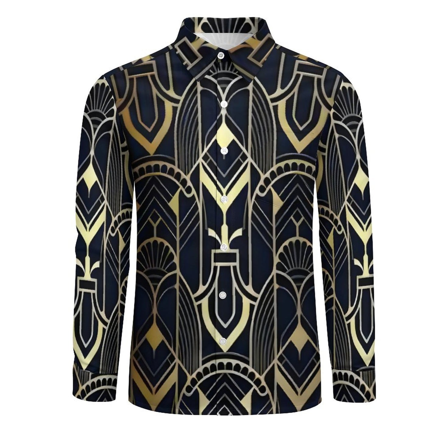 Men's Long Sleeve Shirt with Pocket LS (All-Over Printing)