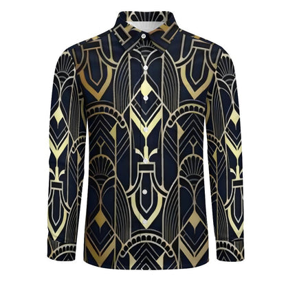 Men's Long Sleeve Shirt with Pocket LS (All-Over Printing)