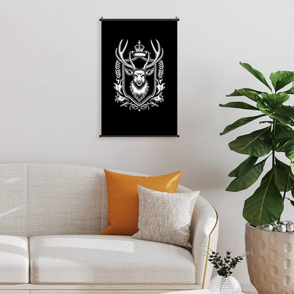 Canvas Hanging Poster with Scrolls-16"x24"/ 40x60cm
