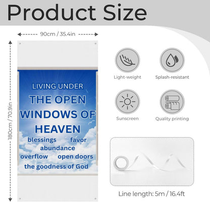 Decorative Door Curtain-35.43"×70.87 "/90x180cm