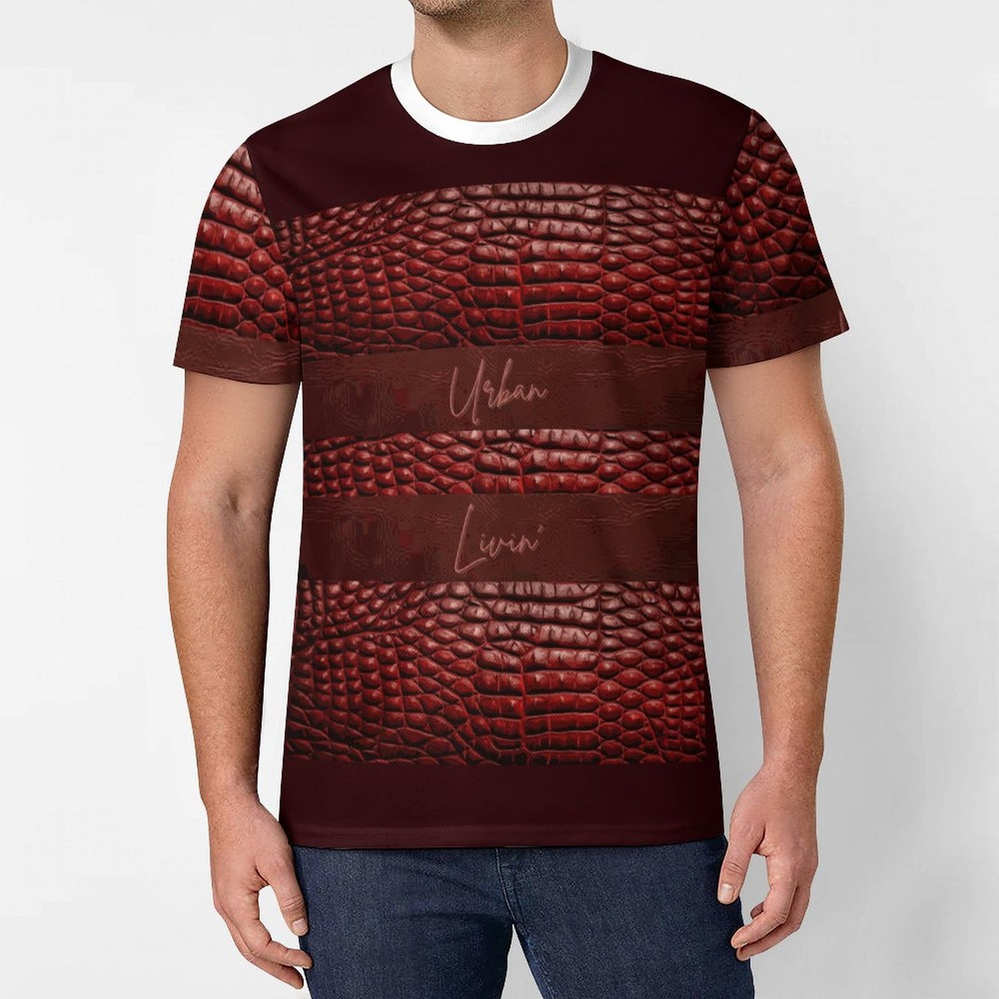 120gsm Short Sleeve All Over Print T-Shirt OMDT01 (All-Over Printing)